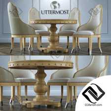 Стол и стул Table and chair Uttermost Sylvana