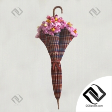 Цветы в зонте Flowers in an umbrella