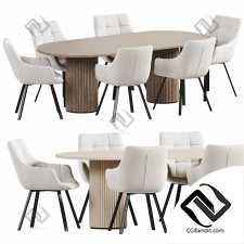 Обеденный стол и стулья