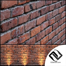 красная кирпичная стена red brick wall