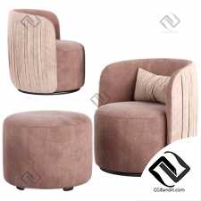 Кресло Armchair Ditre italia Chloe Luxury