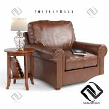 Кресло Armchair WEBSTER LEATHER LEGACY TOBACCO