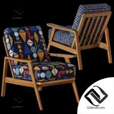 Кресло Armchair Fauteuil vintage La Redoute