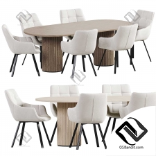 Обеденный стол и стулья