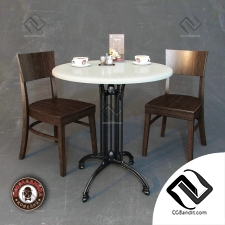 Стол и стул Table and chair cafe Shokoladnitsa