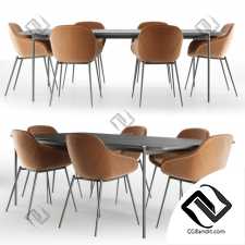 Стол и стул Table and chair BoConcept 04