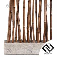 Bamboo low decor n7