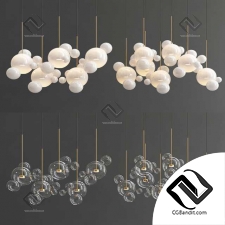Giopato & Coombes Bolle 24 and 34 light Chandelier