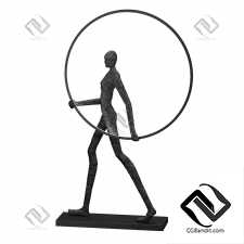 Торшеры Man carries light circle