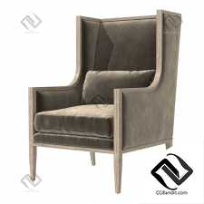 Кресло Armchair RH FRENCH CONTEMPORARY SLOPE