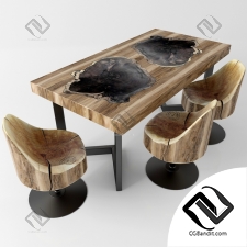 Стол и стул Table and chair 08