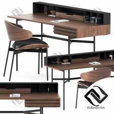 Офисная мебель HARRI WRITING DESK, LUZ CHAIR by more