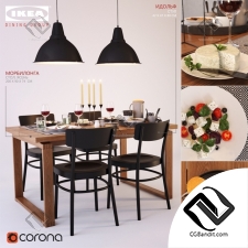 Стол и стул Table and chair IKEA dining group