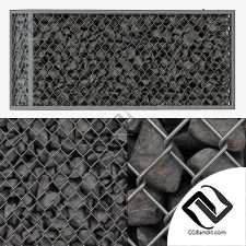 Gabion cage rock stone n1