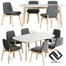 Стол и стул Table and chair VEDBO IKEA