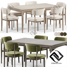 Стул Seam, стол Yunit от Dantone Home