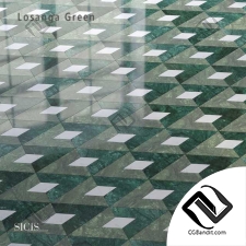 Материалы Кафель,плитка Sicis Losanga Green