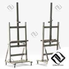 Подставка под телевизор RH POLISHED NICKEL TV EASEL