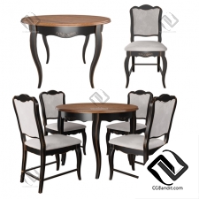 Стол и стул Table and chair Mobilier de Maison