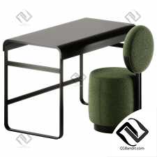 Стол Alphabet и кресло Beauty Saba Italia