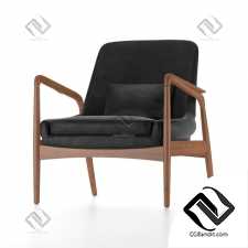 Кресла Carter Mid Century Black Chair