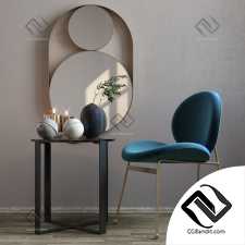 Стол и стул Table and chair West Elm Collection