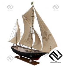 Декоративная модель корабля