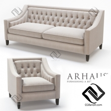 Диван Sofa Rylan Upholstered Tufted