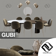 Стол и стул Table and chair Gubi 14