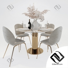 Стол и стул Table and chair Gubi 13