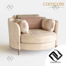 Кресло Armchair Round Caracole