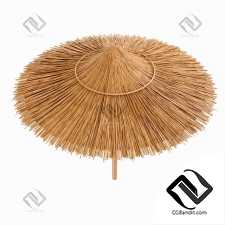 зонт бамбуковый пляжный