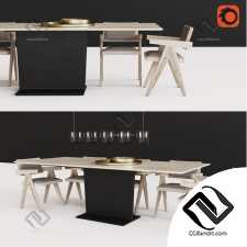 Стол и стул Table and chair I-BEAM, jakob