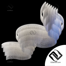 Потолочный светильник Masiero GALASSIA R1 DBL