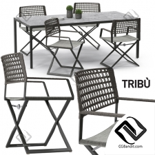 Стол и стул Table and chair Tribu Regista