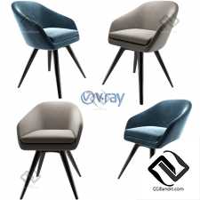 Стул Chair Aleria Upholstered Steel