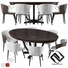 Стол и стул Table and chair Dantone Tenbi,Hampton