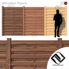 Wooden Fence  04