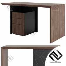 Modern 60 Wooden Desk by Homary