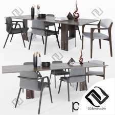 Стол и стул Table and chair Porada 07
