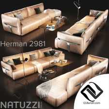 Диван Sofa natuzzi herman