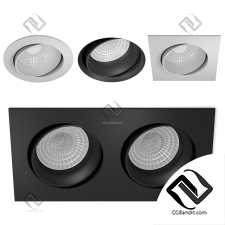 Встроенный светильник Foton Gira, Twist, Nero, Duo