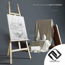 Мольберт напольный Floor easel BRAUBERG