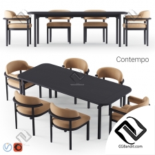 Стол и стул Table and chair Dantone Contempo