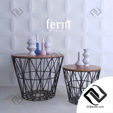 Столы Table ferm LIVING baskets