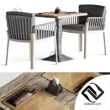 Стол и стул Table and chair Miami