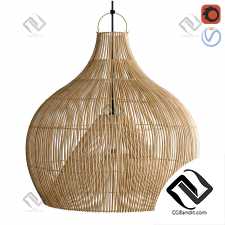 Подвесной светильник bamboo wicker natural