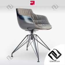 Стул Chair MDF italia Flow SLIM Padded Lem Base