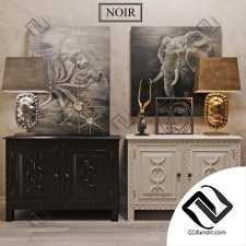 Комод Chest of drawers NOIR Athos Buffet