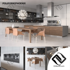Кухня Kitchen furniture Poliform Varenna Phoenix 04